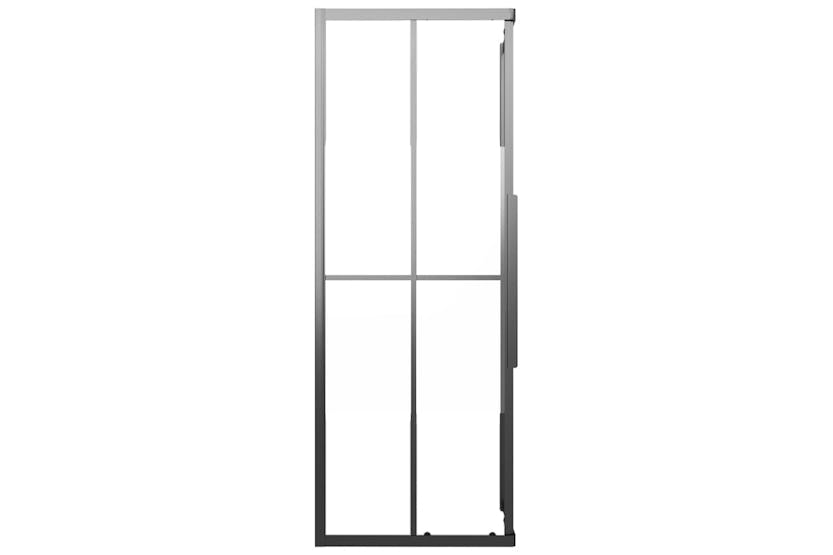 vidaXL 151853 Shower Cabin Half Frosted Esg 80x80x180cm Black vidaXL 151853 Shower Cabin Half Frosted Esg 80x80x180cm Black