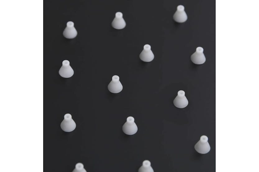 vidaXL 147696 Rain Shower Head Stainless Steel 25x25cm Square Black vidaXL 147696 Rain Shower Head Stainless Steel 25x25cm Square Black