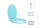vidaXL 145824 Soft-close Toilet Seat Green Oval vidaXL 145824 Soft-close Toilet Seat Green Oval