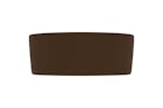 vidaXL 147017 Luxury Wash Basin Round Matt Dark Brown 40x15cm Ceramic vidaXL 147017 Luxury Wash Basin Round Matt Dark Brown 40x15cm Ceramic