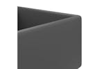 vidaXL 146950 Luxury Basin Overflow Square Matt Dark Grey 41x41cm Ceramic vidaXL 146950 Luxury Basin Overflow Square Matt Dark Grey 41x41cm Ceramic