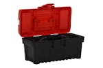vidaXL 152102 2 Piece Tool Box Set Black And Red Polypropylene vidaXL 152102 2 Piece Tool Box Set Black And Red Polypropylene