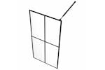 vidaXL 145682 Walk-in Shower Screen Clear Tempered Glass 118x190cm vidaXL 145682 Walk-in Shower Screen Clear Tempered Glass 118x190cm