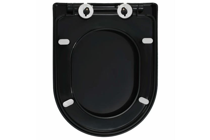 vidaXL 145023 Soft-close Toilet Seat With Quick-release Design Black vidaXL 145023 Soft-close Toilet Seat With Quick-release Design Black