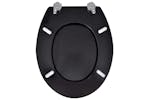 vidaXL 140802 Wc Toilet Seat Mdf Lid Simple Design Black vidaXL 140802 Wc Toilet Seat Mdf Lid Simple Design Black
