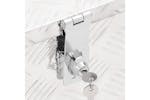 vidaXL 152254 Storage Box Silver 90x47x33.5cm Aluminium vidaXL 152254 Storage Box Silver 90x47x33.5cm Aluminium