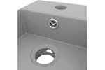 vidaXL 146993 Bathroom Sink With Overflow Ceramic Light Grey vidaXL 146993 Bathroom Sink With Overflow Ceramic Light Grey
