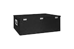 vidaXL 152257 Storage Box Black 100x55x37cm Aluminium vidaXL 152257 Storage Box Black 100x55x37cm Aluminium