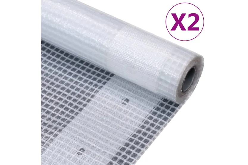 vidaXL 3082820 Leno Tarpaulins 2 Pcs 260 G/m² 3x4 M White vidaXL 3082820 Leno Tarpaulins 2 Pcs 260 G/m² 3x4 M White