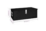 vidaXL 152253 Storage Box | Black vidaXL 152253 Storage Box | Black