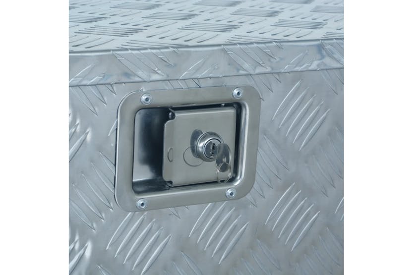 vidaXL 144844 Aluminium Box 737/381x410x460mm Silver vidaXL 144844 Aluminium Box 737/381x410x460mm Silver