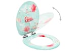 vidaXL 3056411 Wc Toilet Seats With Soft Close Lid 2 Pcs Mdf Flamingo Design vidaXL 3056411 Wc Toilet Seats With Soft Close Lid 2 Pcs Mdf Flamingo Design