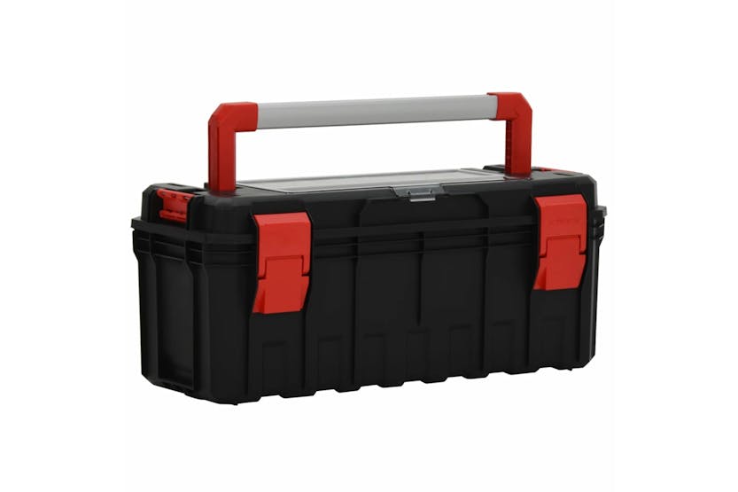 vidaXL 152101 Tool Box Black And Red 65x28x31.5cm vidaXL 152101 Tool Box Black And Red 65x28x31.5cm
