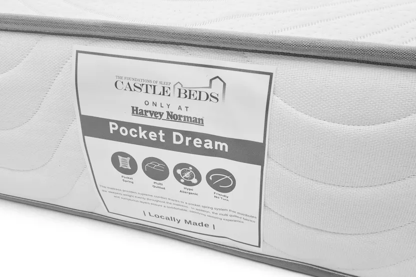 Castlebeds | Pocket Dream Mattress | Single | 3ft Castlebeds | Pocket Dream Mattress | Single | 3ft