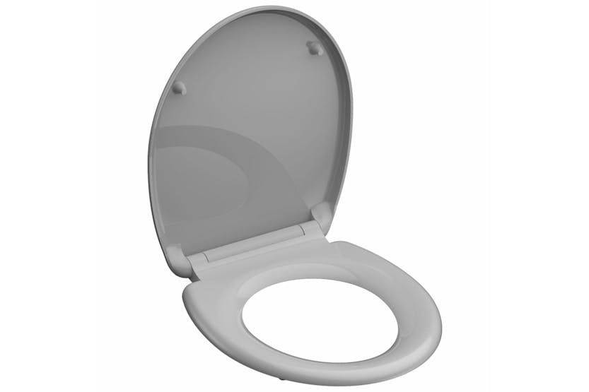 Schutte 435095 Duroplast Toilet Seat With Soft-close Quick Release Grey Schutte 435095 Duroplast Toilet Seat With Soft-close Quick Release Grey
