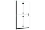 vidaXL 151181 Foldable Walk-in Shower Wall Transparent Esg Glass 80x190cm vidaXL 151181 Foldable Walk-in Shower Wall Transparent Esg Glass 80x190cm