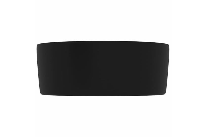 vidaXL 147019 Luxury Wash Basin Round Matt Black 40x15cm Ceramic vidaXL 147019 Luxury Wash Basin Round Matt Black 40x15cm Ceramic
