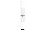 vidaXL 151187 Foldable Walk-in Shower Wall Half Frosted Esg Glass 80x190cm vidaXL 151187 Foldable Walk-in Shower Wall Half Frosted Esg Glass 80x190cm