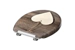Schutte 435107 Duroplast Toilet Seat With Soft-close Wood Heart Printed Schutte 435107 Duroplast Toilet Seat With Soft-close Wood Heart Printed