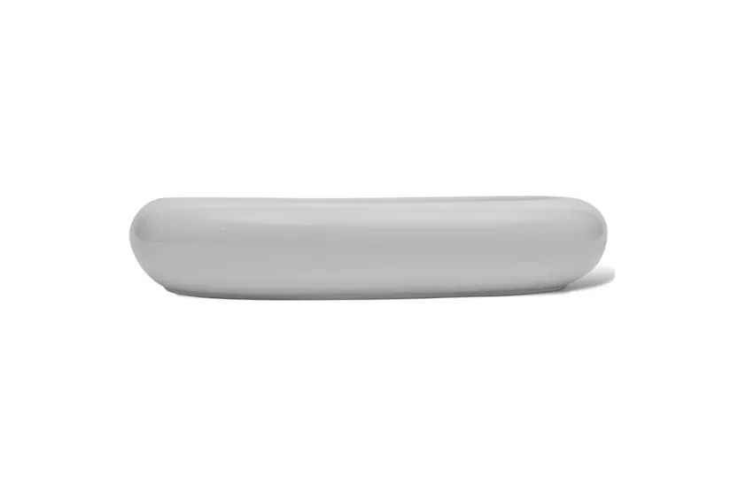 vidaXL 275496 Bathroom Basin With Mixer Tap Ceramic Oval White vidaXL 275496 Bathroom Basin With Mixer Tap Ceramic Oval White
