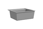 Vidaxl Kitchen Sink With Overflow Hole Grey Granite Vidaxl Kitchen Sink With Overflow Hole Grey Granite