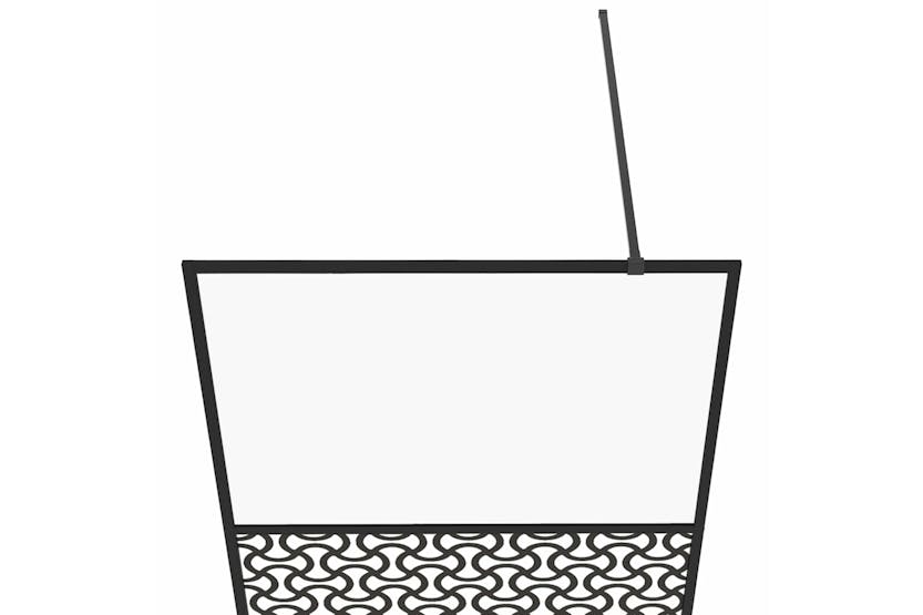 vidaXL 151029 Walk-in Shower Wall With Clear Esg Glass 90x195cm Black vidaXL 151029 Walk-in Shower Wall With Clear Esg Glass 90x195cm Black