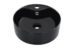 Vidaxl Wash Basin With Overflow 36x13 Cm Ceramic Black Vidaxl Wash Basin With Overflow 36x13 Cm Ceramic Black