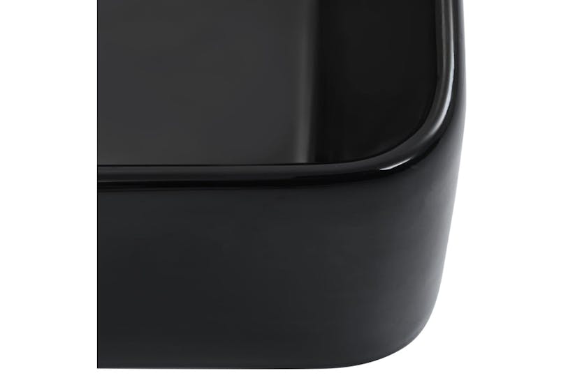 vidaXL 143920 Wash Basin 40x30x13cm Ceramic Black vidaXL 143920 Wash Basin 40x30x13cm Ceramic Black
