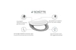 Schutte 435095 Duroplast Toilet Seat With Soft-close Quick Release Grey Schutte 435095 Duroplast Toilet Seat With Soft-close Quick Release Grey