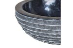 vidaXL 242672 Basin Marble 40cm Black vidaXL 242672 Basin Marble 40cm Black