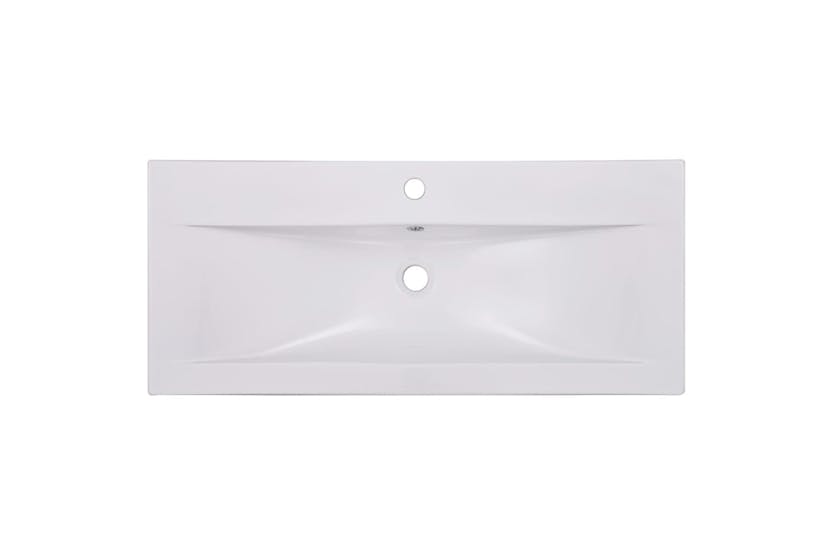 vidaXL 145063 Built-in Basin 91x39.5x18.5cm Ceramic White vidaXL 145063 Built-in Basin 91x39.5x18.5cm Ceramic White