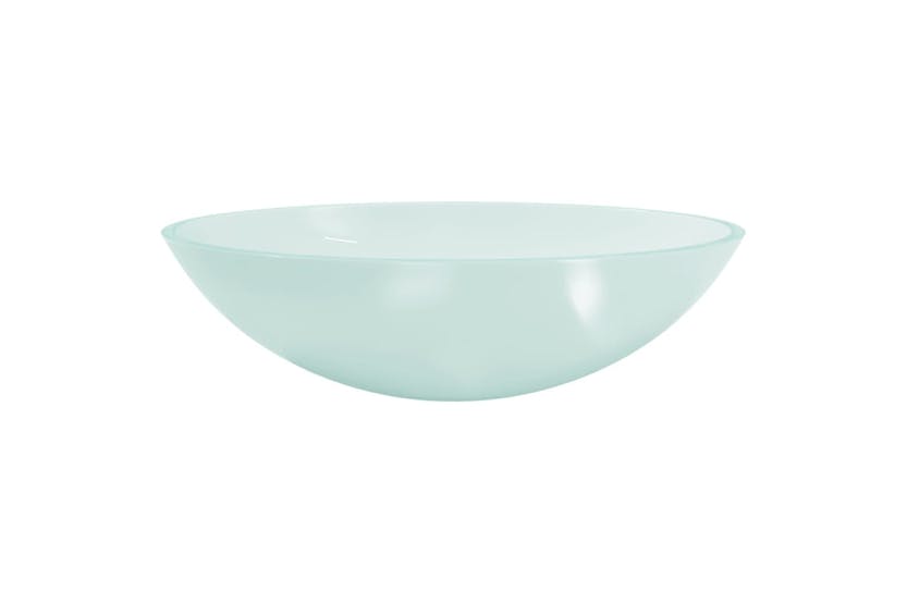 vidaXL 345243 Basin Glass 50x37x14cm Frosted vidaXL 345243 Basin Glass 50x37x14cm Frosted