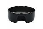 Vidaxl Wash Basin With Overflow 36x13 Cm Ceramic Black Vidaxl Wash Basin With Overflow 36x13 Cm Ceramic Black