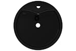 vidaXL 141939 Ceramic Bathroom Sink Basin Faucet/overflow Hole Black Round vidaXL 141939 Ceramic Bathroom Sink Basin Faucet/overflow Hole Black Round