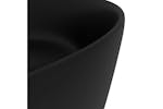 vidaXL 147019 Luxury Wash Basin Round Matt Black 40x15cm Ceramic vidaXL 147019 Luxury Wash Basin Round Matt Black 40x15cm Ceramic