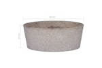 vidaXL 149179 Sink Grey ÃÂ40x15cm Marble vidaXL 149179 Sink Grey ÃÂ40x15cm Marble