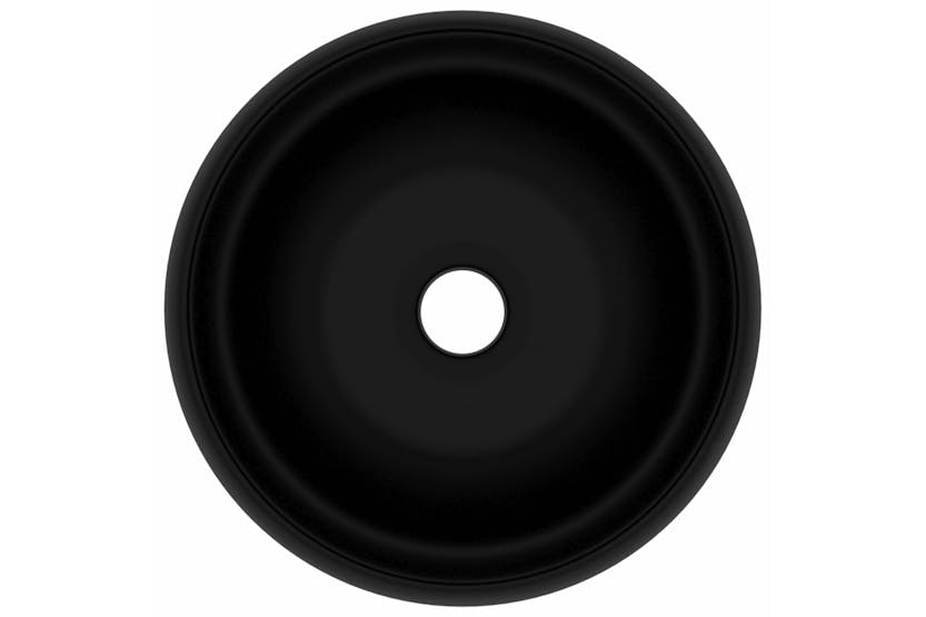 vidaXL 147008 Luxury Wash Basin Round Matt Black 40x15cm Ceramic vidaXL 147008 Luxury Wash Basin Round Matt Black 40x15cm Ceramic
