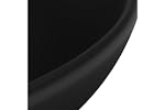 vidaXL 146975 Luxury Bathroom Basin Round Matt Black 32.5x14cm Ceramic vidaXL 146975 Luxury Bathroom Basin Round Matt Black 32.5x14cm Ceramic