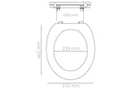 Ridder 433680 Toilet Seat Miami Beige Ridder 433680 Toilet Seat Miami Beige