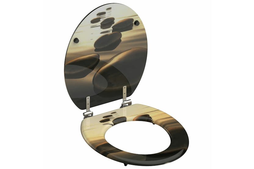 Schutte 438735 Toilet Seat Sea Stone Mdf Schutte 438735 Toilet Seat Sea Stone Mdf