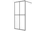 vidaXL 145680 Walk-in Shower Screen Clear Tempered Glass 90x195cm vidaXL 145680 Walk-in Shower Screen Clear Tempered Glass 90x195cm