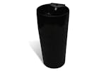 vidaXL 141943 Ceramic Stand Bathroom Sink Basin Faucet/overflow Hole Black Round vidaXL 141943 Ceramic Stand Bathroom Sink Basin Faucet/overflow Hole Black Round