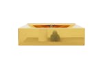 vidaXL 143503 Wash Basin With Overflow 60x46x16cm Ceramic Gold vidaXL 143503 Wash Basin With Overflow 60x46x16cm Ceramic Gold