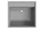 Vidaxl Kitchen Sink With Overflow Hole Grey Granite Vidaxl Kitchen Sink With Overflow Hole Grey Granite