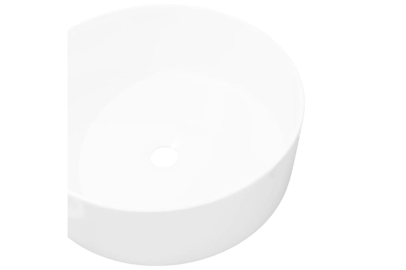 vidaXL 142342 Basin Round Ceramic White 40x15cm vidaXL 142342 Basin Round Ceramic White 40x15cm