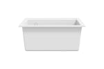 Vidaxl Granite Kitchen Sink Single Basin White Vidaxl Granite Kitchen Sink Single Basin White