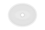 vidaXL 146921 Luxury Basin Oval-shaped Matt White 40x33cm Ceramic vidaXL 146921 Luxury Basin Oval-shaped Matt White 40x33cm Ceramic