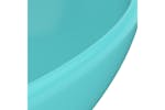 vidaXL 146925 Luxury Basin Oval-shaped Matt Light Green 40x33cm Ceramic vidaXL 146925 Luxury Basin Oval-shaped Matt Light Green 40x33cm Ceramic