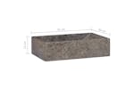 vidaXL 149156 Sink Marble 45x30x12cm High Gloss Grey vidaXL 149156 Sink Marble 45x30x12cm High Gloss Grey