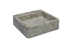 vidaXL 149185 Sink Grey 40x40x12cm Marble vidaXL 149185 Sink Grey 40x40x12cm Marble
